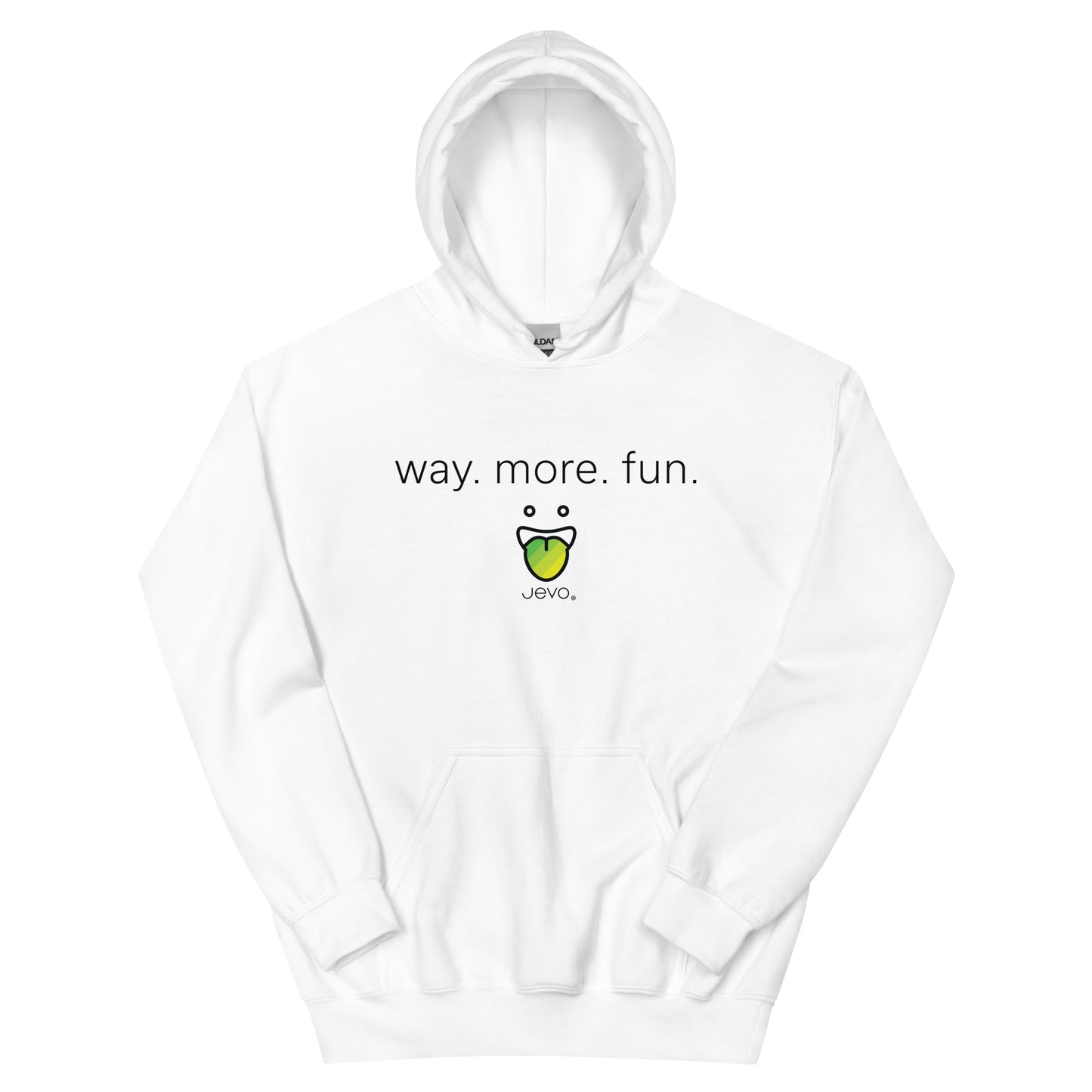 White More Fun Hoodie
