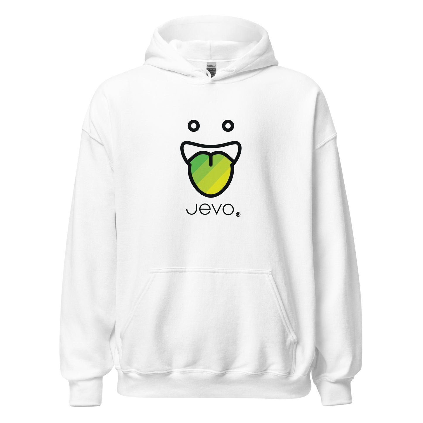White Logo Hoodie