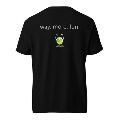 Black More Fun Tee